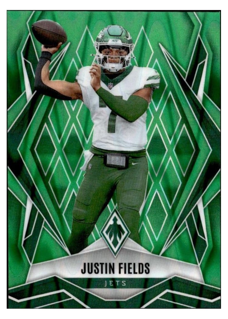 2025 Panini Phoenix Base Set Justin Fields #107 card