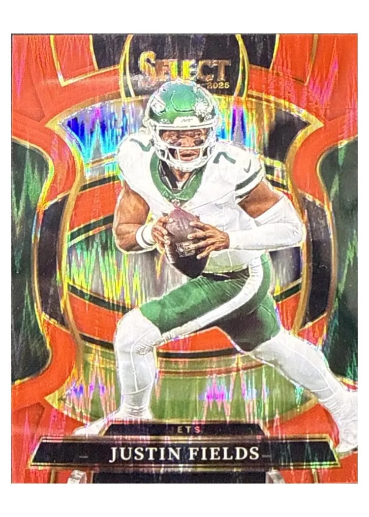 2025 Panini Select Base Set Justin Fields #75 card