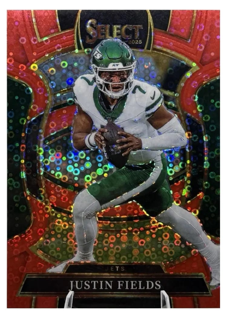 2025 Panini Select Base Set Justin Fields #75 card