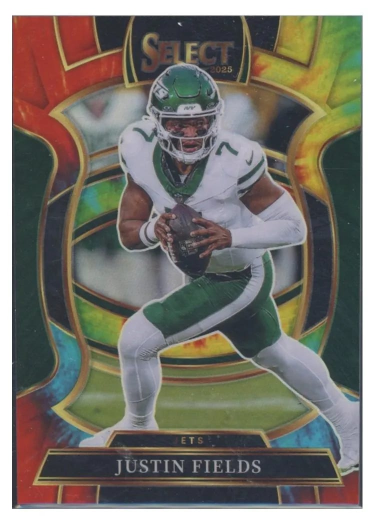 2025 Panini Select Base Set Justin Fields #75 card
