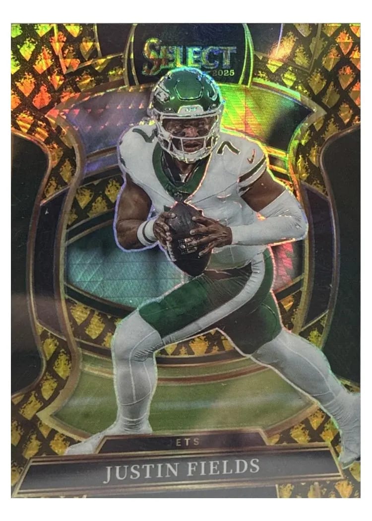 2025 Panini Select Base Set Justin Fields #75 card