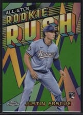 2024 Topps Chrome Update All-Etch Rookie Rush Justin Foscue #CAERU-14 card