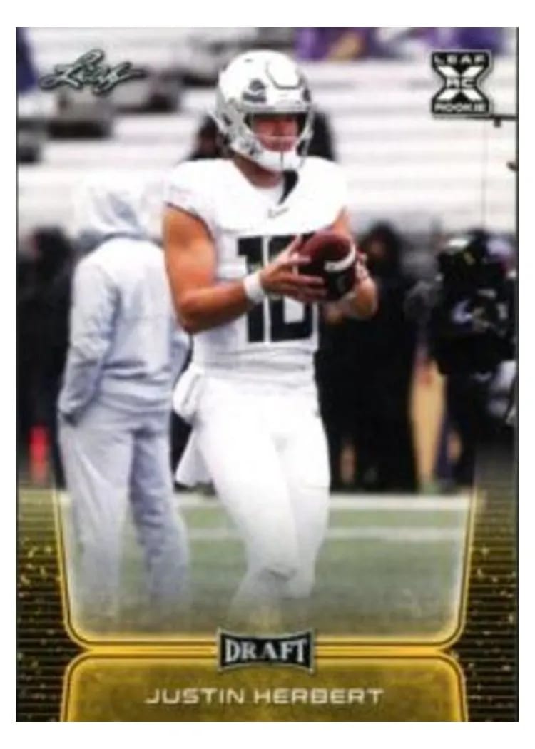 2020 Leaf Draft Justin Herbert #3 card