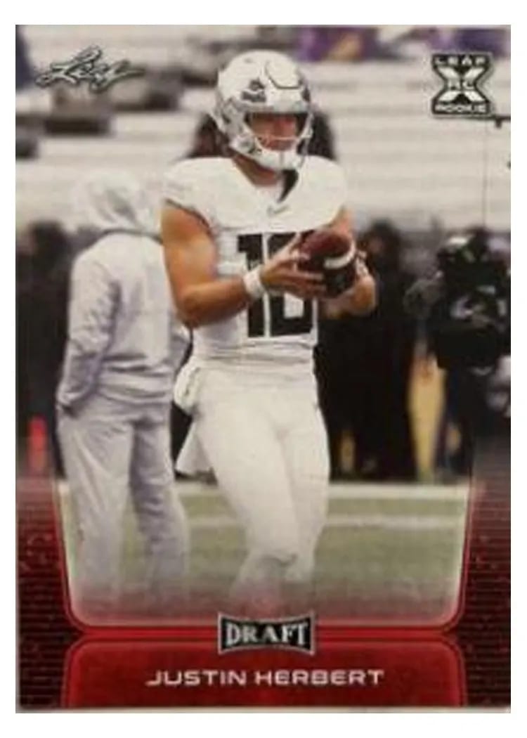 2020 Leaf Draft Justin Herbert #3 card