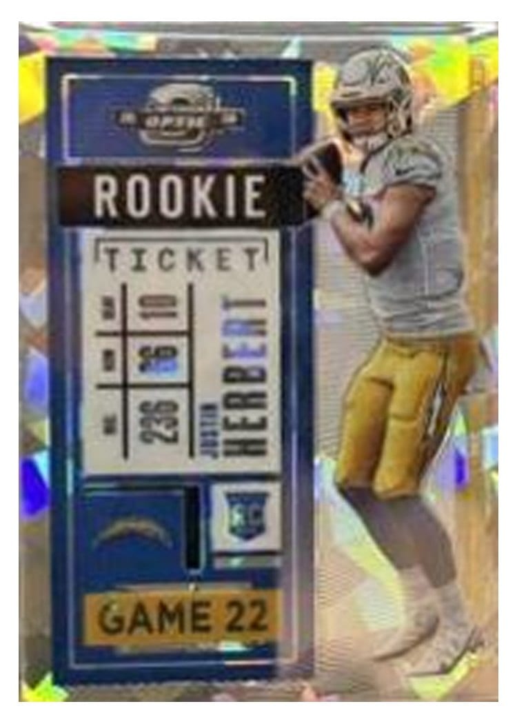 2020 Panini Contenders Optic Base Set Justin Herbert #85 card