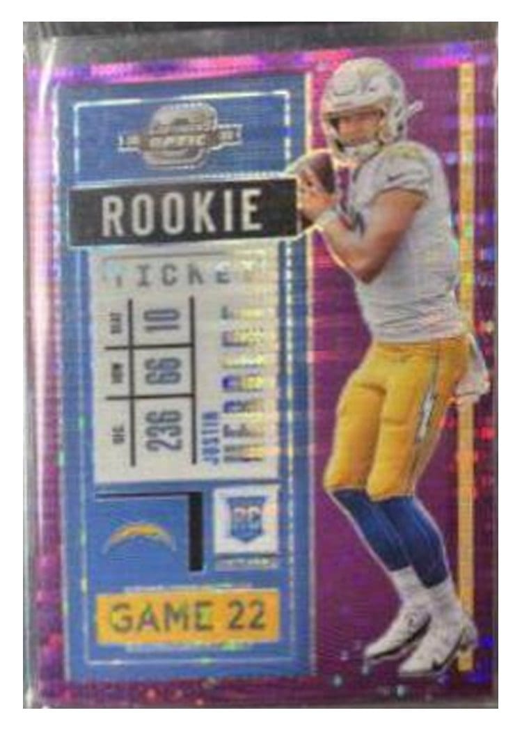 2020 Panini Contenders Optic Base Set Justin Herbert #85 card