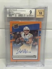 2020 Panini Donruss Justin Herbert #303 card
