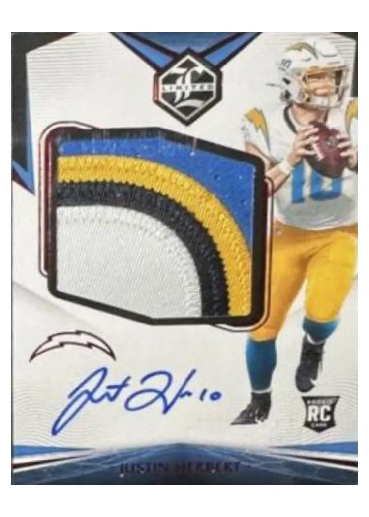 Justin Herbert 2020 Panini Limited card