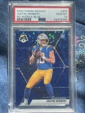 2020 Panini Mosaic Justin Herbert #204 card