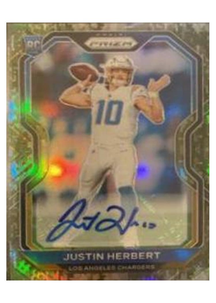2020 Panini Prizm Justin Herbert #325 card