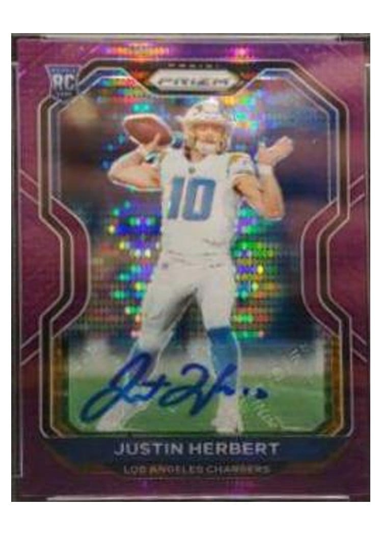 2020 Panini Prizm Justin Herbert #325 card