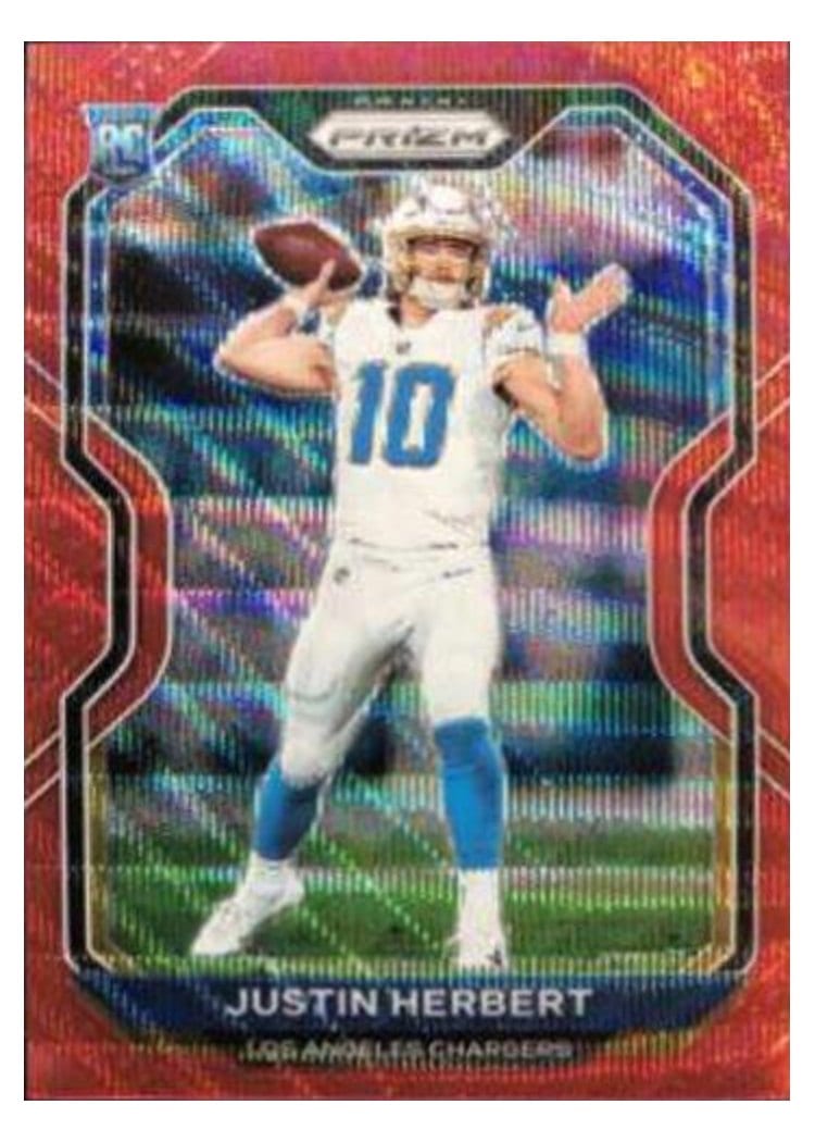 2020 Panini Prizm Justin Herbert #325 card