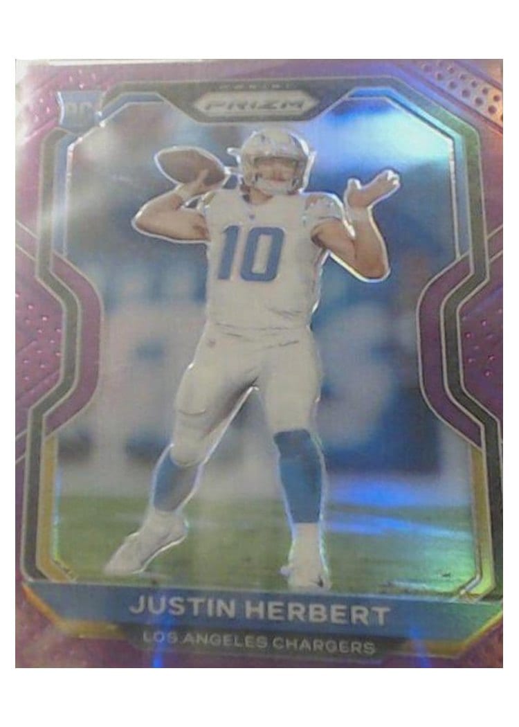 2020 Panini Prizm Justin Herbert #325 card