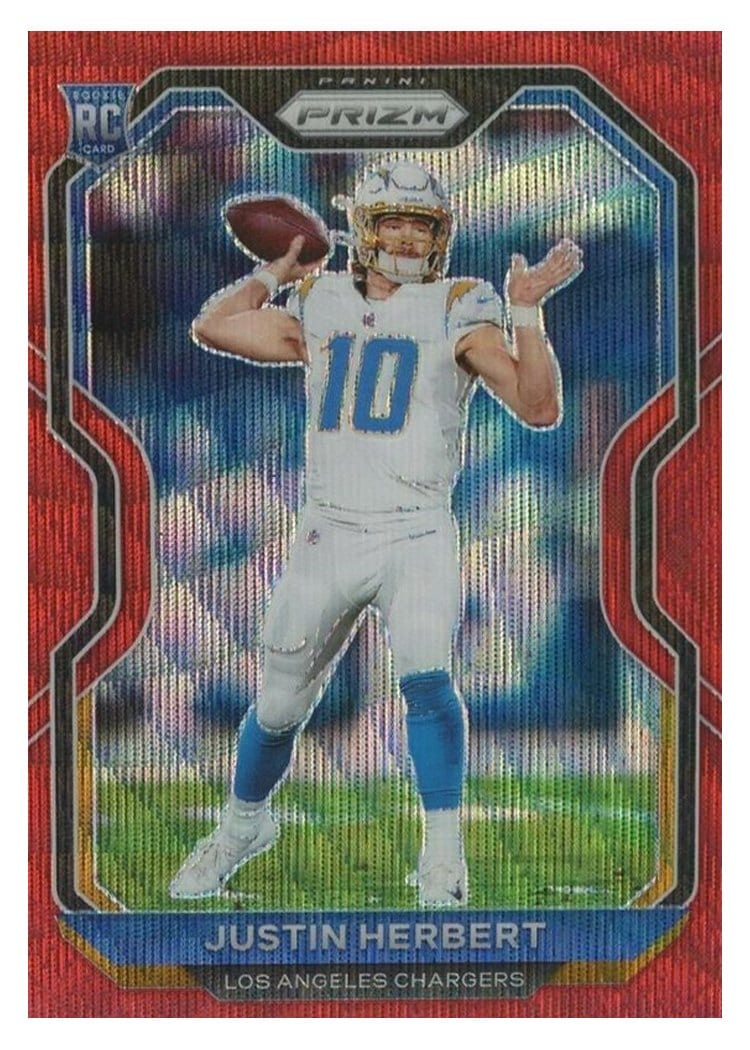 2020 Panini Prizm Justin Herbert #325 card