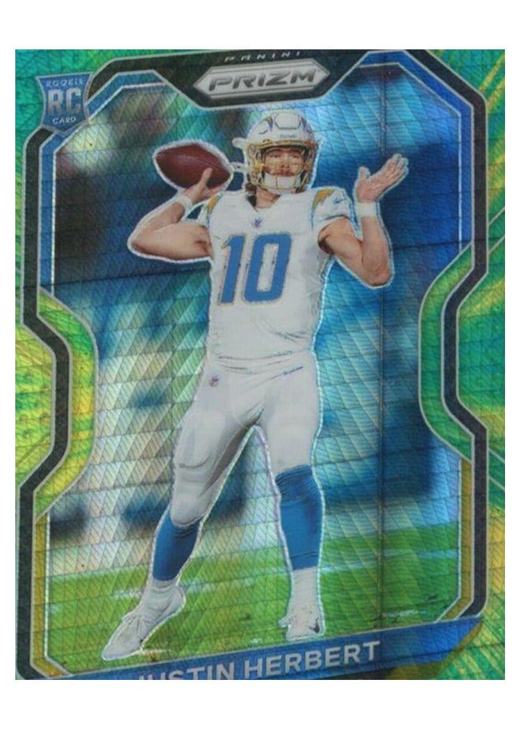 2020 Panini Prizm Justin Herbert #325 card