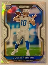 2020 Panini Prizm Justin Herbert #325 card