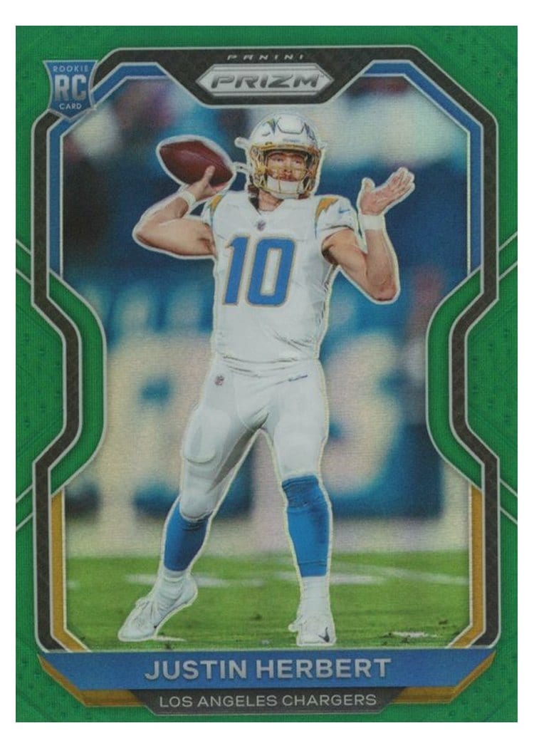 2020 Panini Prizm Justin Herbert #325 card