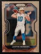 2020 Panini Prizm Justin Herbert #325 card