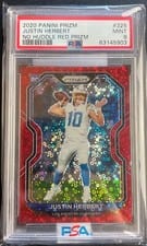 2020 Panini Prizm Justin Herbert #325 card