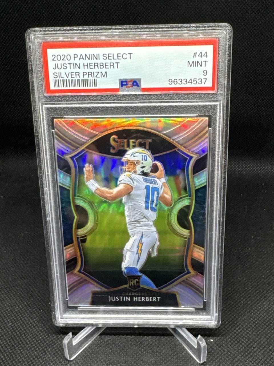 2020 Panini Select Justin Herbert #44 card