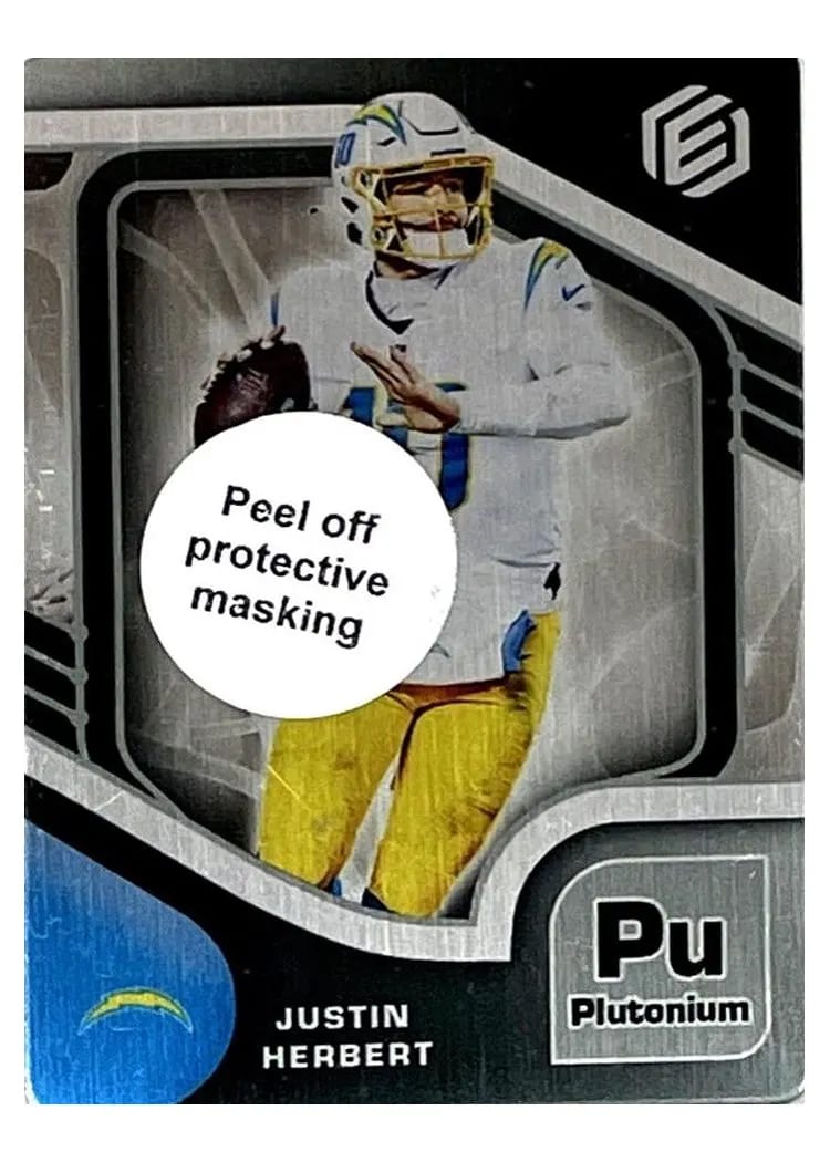 2021 Panini Elements Justin Herbert #28 card