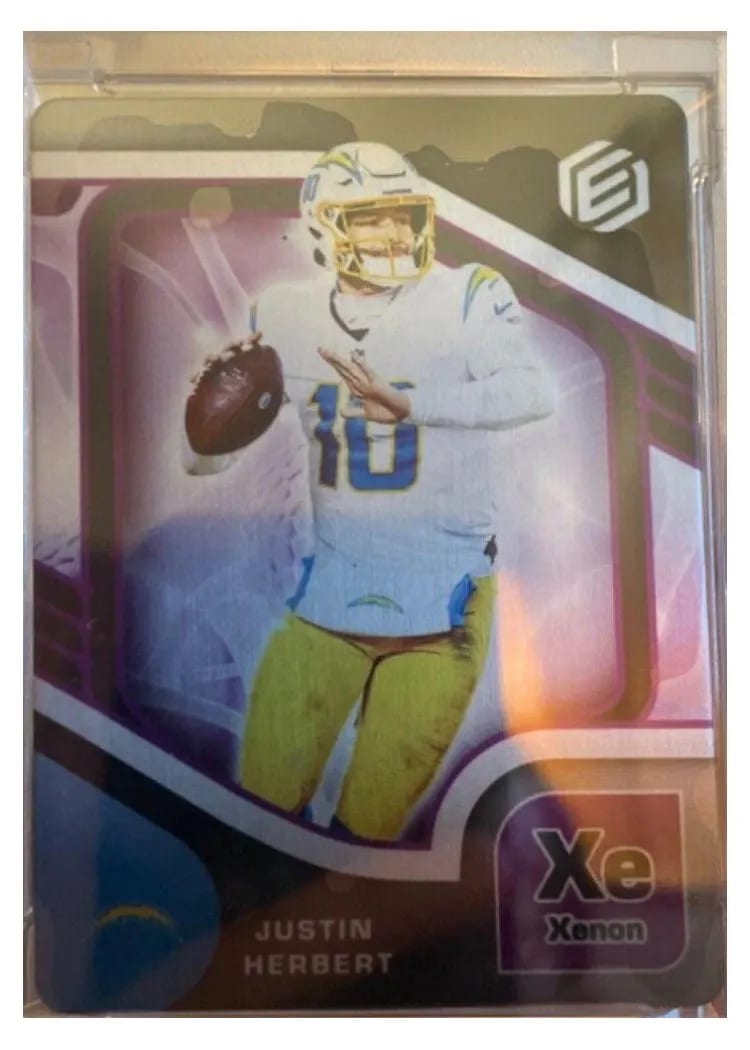 2021 Panini Elements Justin Herbert #28 card
