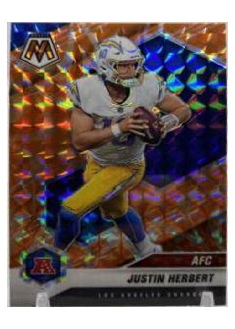 2021 Panini Mosaic Base Set Justin Herbert #111 card