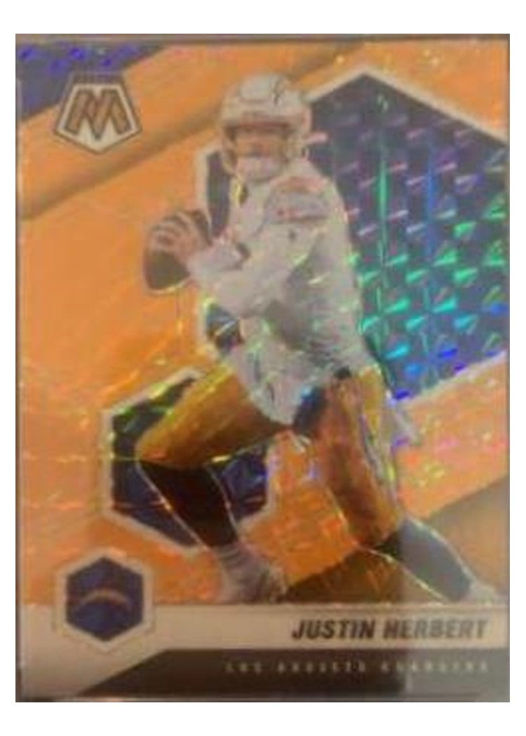 2021 Panini Mosaic Base Set Justin Herbert #111 card