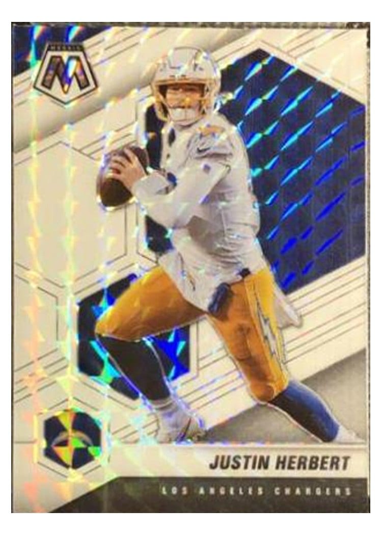 2021 Panini Mosaic Base Set Justin Herbert #111 card