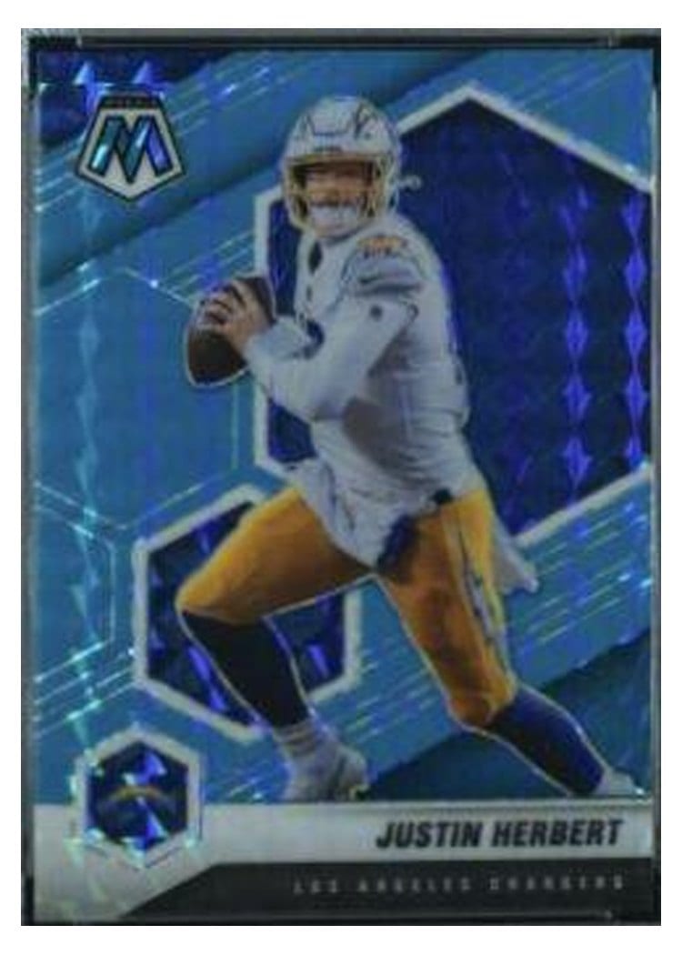 2021 Panini Mosaic Base Set Justin Herbert #111 card