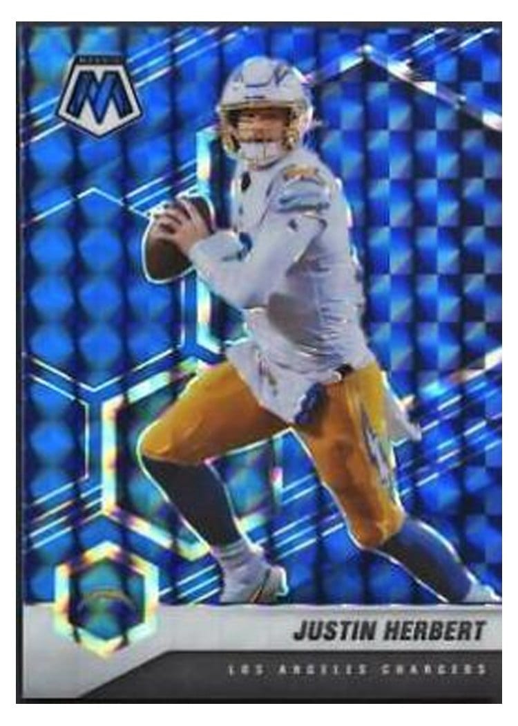 2021 Panini Mosaic Base Set Justin Herbert #111 card