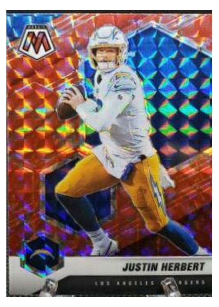 2021 Panini Mosaic Base Set Justin Herbert #111 card