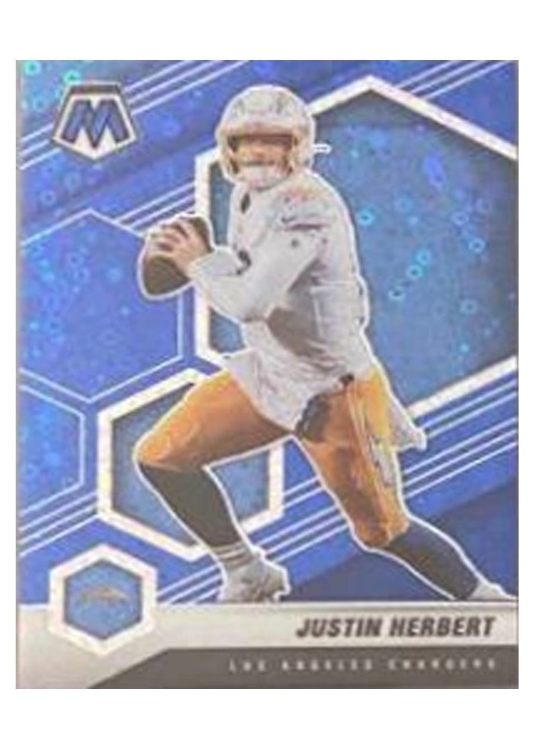 2021 Panini Mosaic Base Set Justin Herbert #111 card