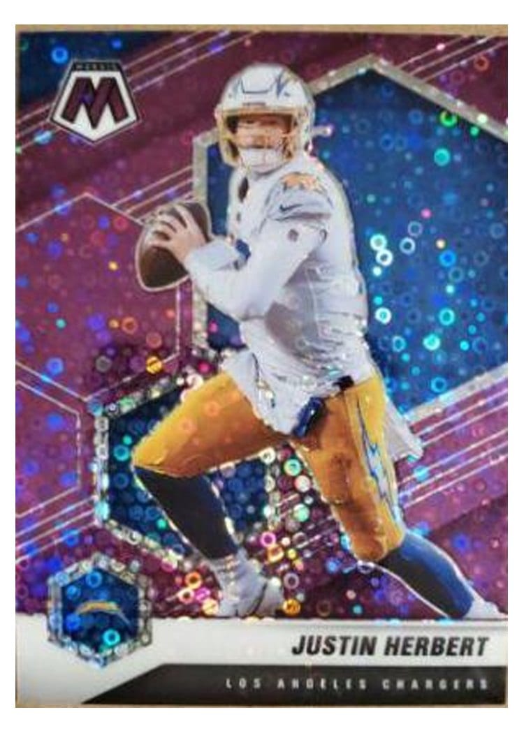 2021 Panini Mosaic Base Set Justin Herbert #111 card