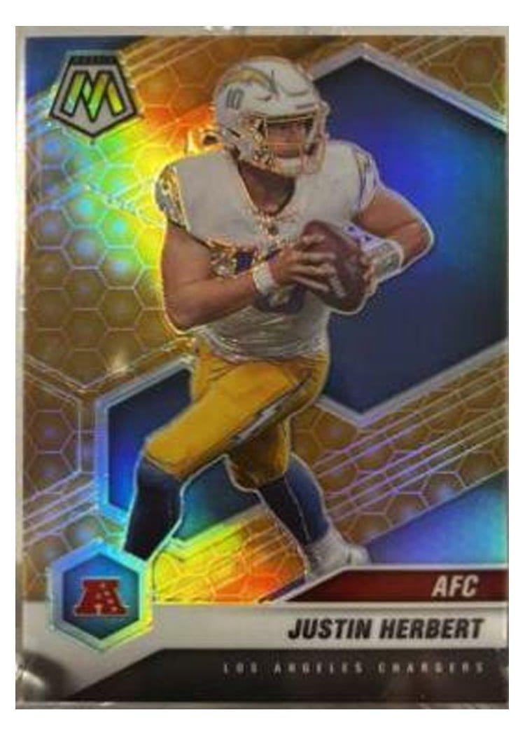 2021 Panini Mosaic Base Set Justin Herbert #224 card