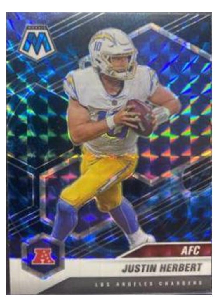 2021 Panini Mosaic Base Set Justin Herbert Genesis #224 card