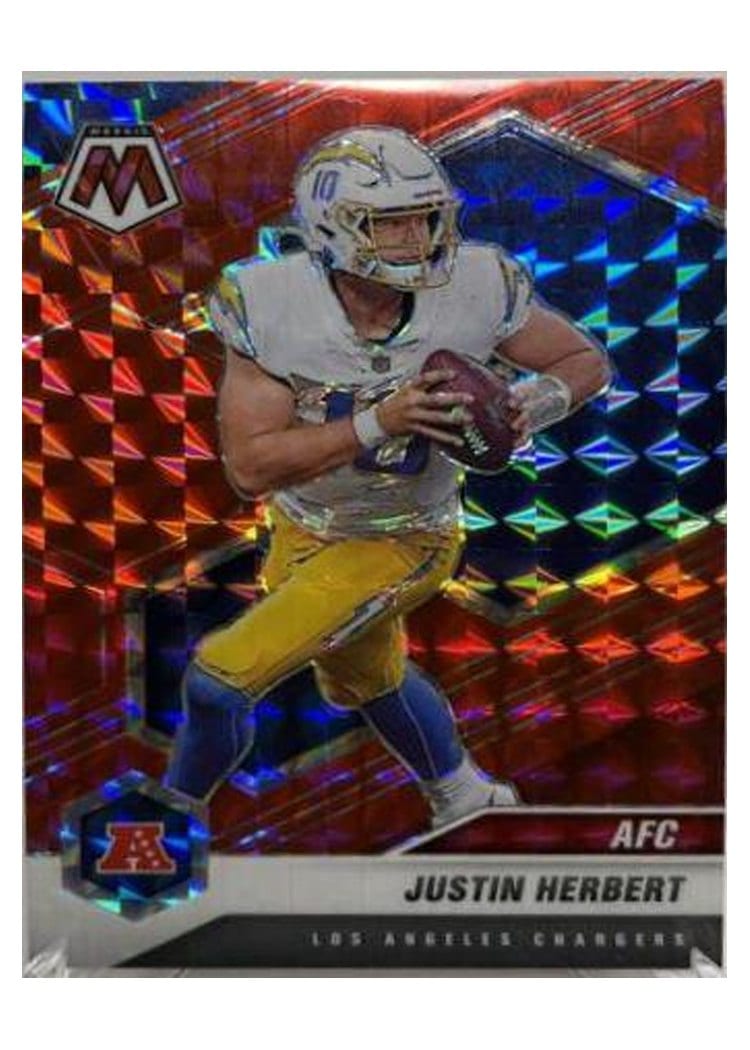 2021 Panini Mosaic Base Set Justin Herbert #224 card