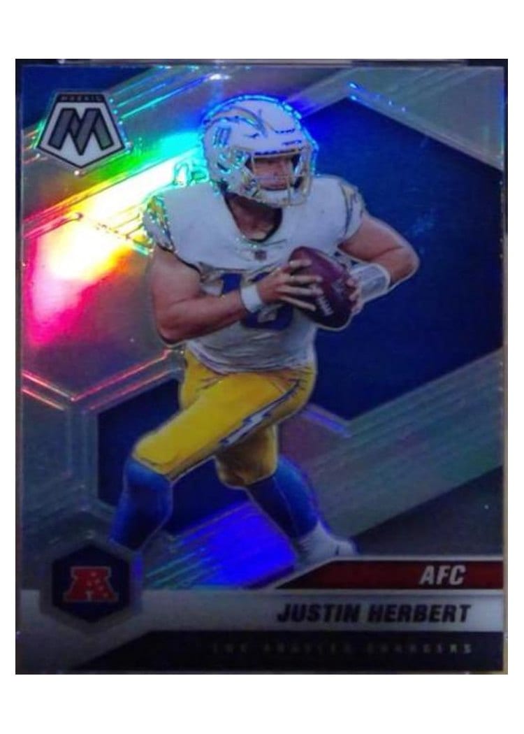 2021 Panini Mosaic Base Set Justin Herbert #224 card