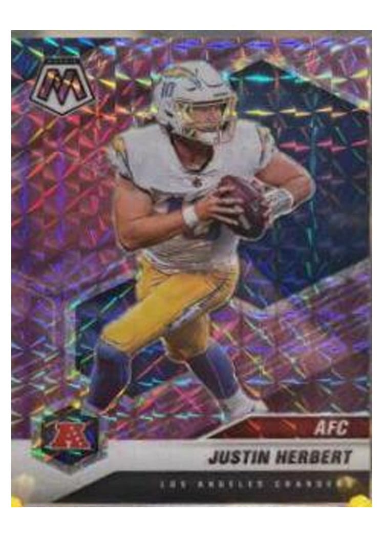 2021 Panini Mosaic Base Set Justin Herbert #224 card