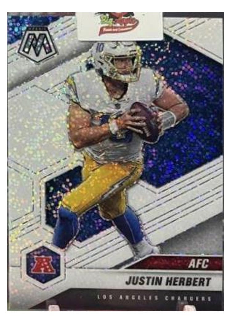 2021 Panini Mosaic Base Set Justin Herbert #224 card