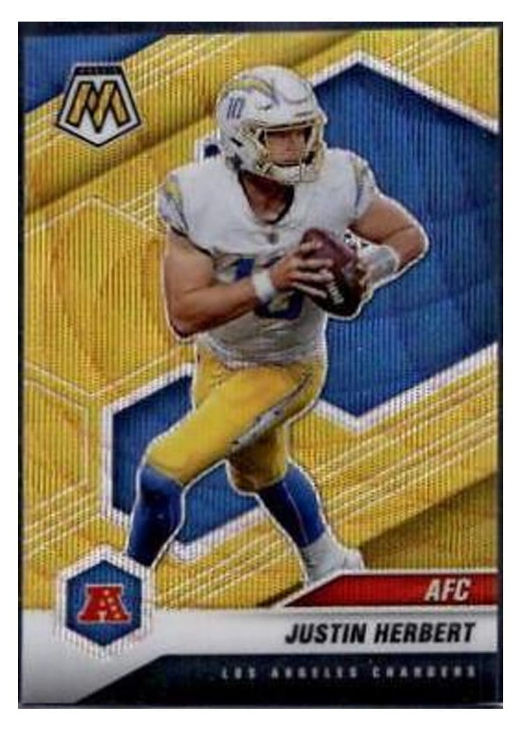 2021 Panini Mosaic Base Set Justin Herbert #224 card