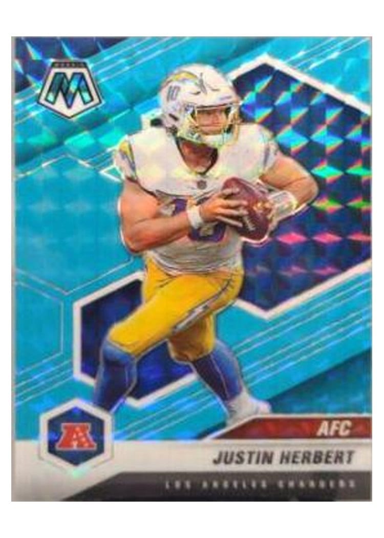 2021 Panini Mosaic Base Set Justin Herbert #224 card