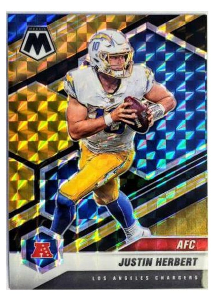 2021 Panini Mosaic Base Set Justin Herbert #224 card