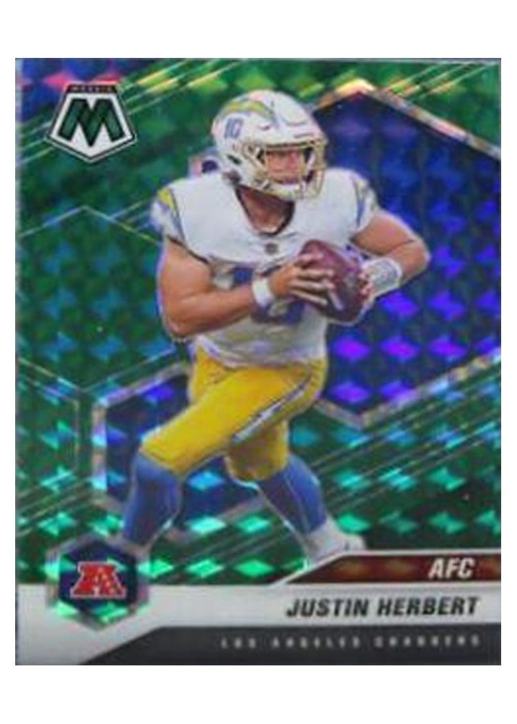 2021 Panini Mosaic Base Set Justin Herbert #224 card