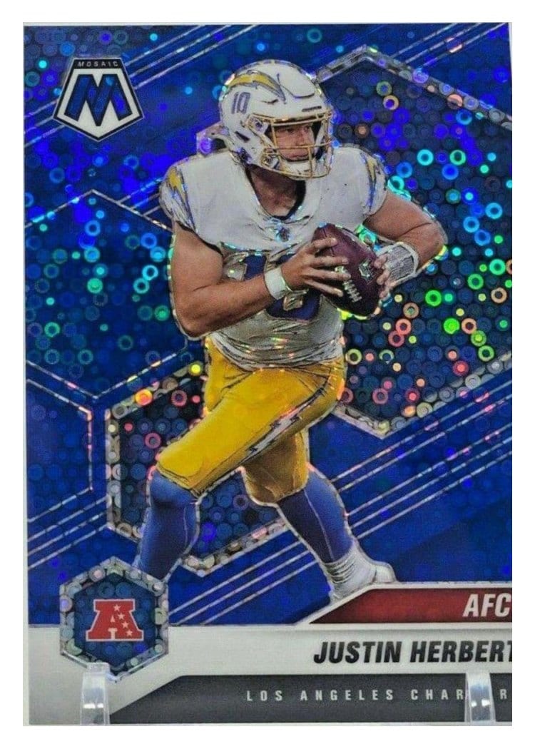 2021 Panini Mosaic Base Set Justin Herbert #224 card