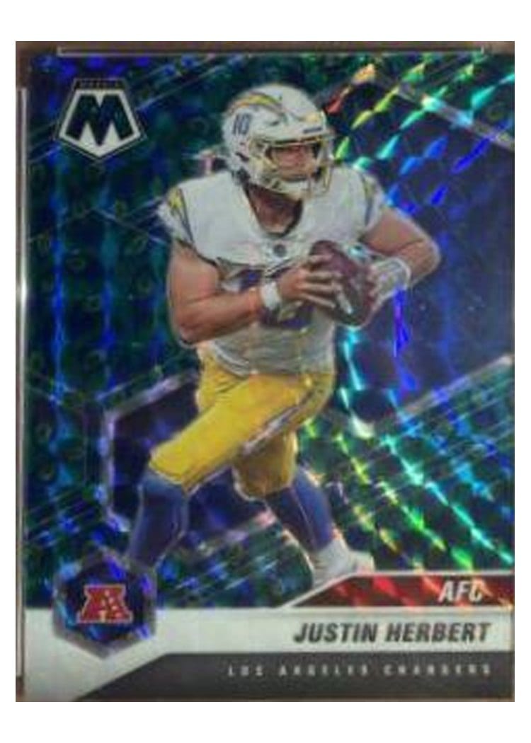 2021 Panini Mosaic Base Set Justin Herbert #224 card