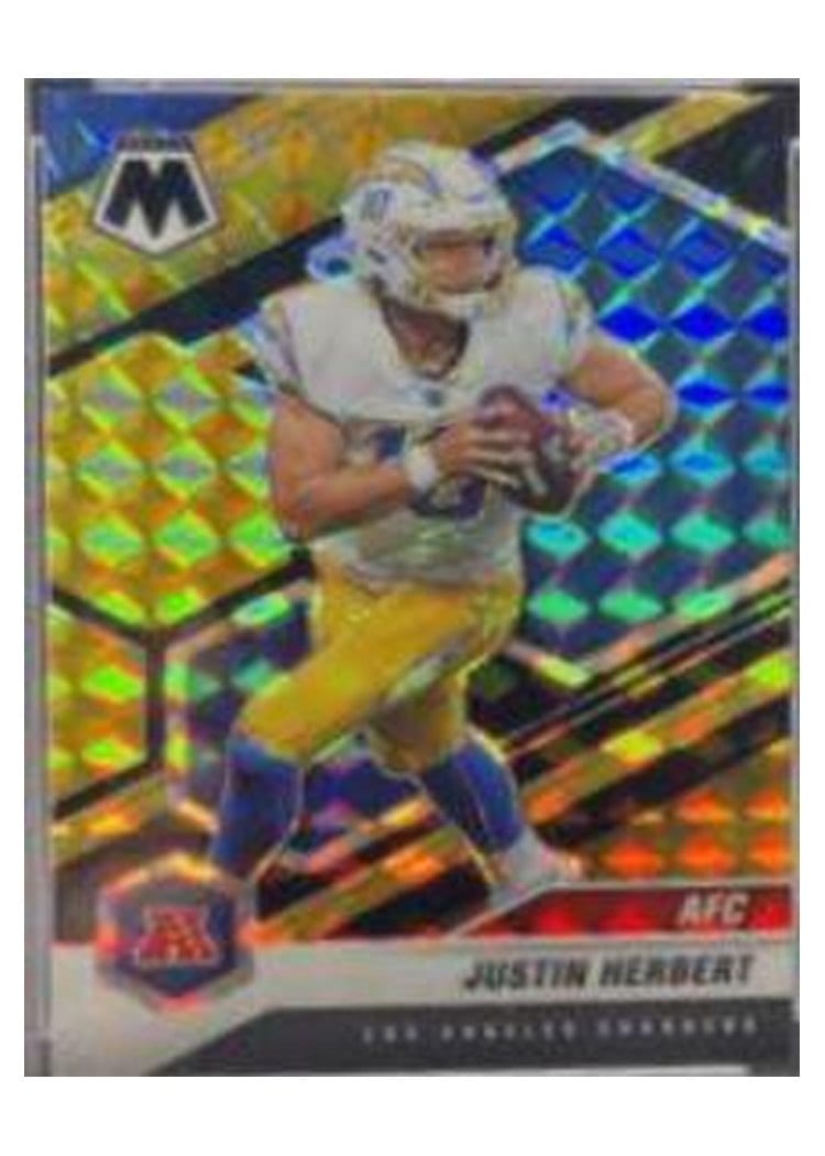 2021 Panini Mosaic Base Set Justin Herbert #224 card