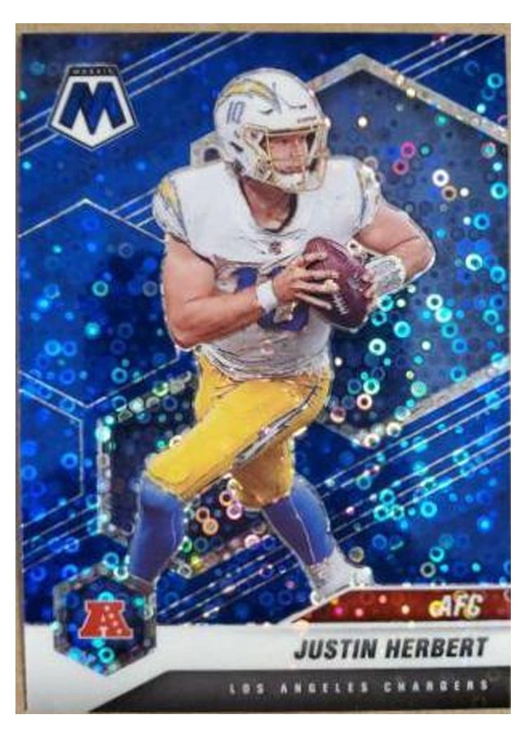 2021 Panini Mosaic Base Set Justin Herbert #224 card