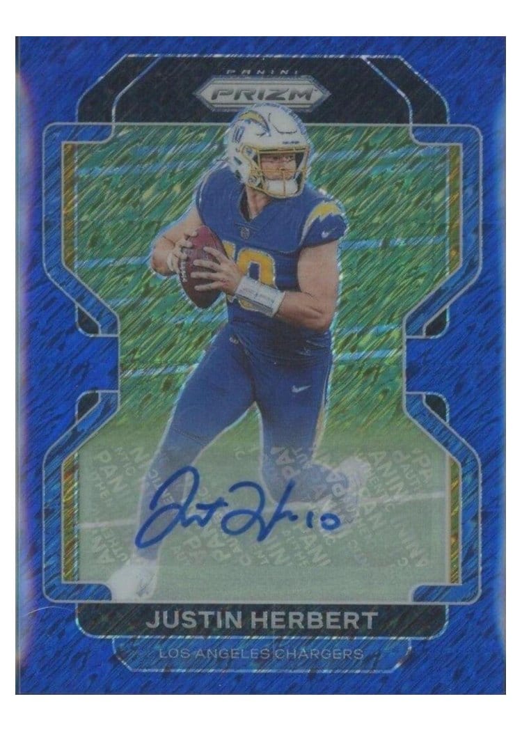 2021 Panini Prizm Base Set Justin Herbert #169 card