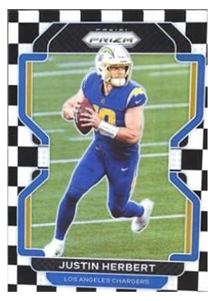 2021 Panini Prizm Base Set Justin Herbert #169 card